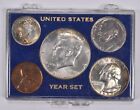 New Listing1964 Us Coin Mint Set w/Kennedy Half Dollar Silver Lot Collection *785