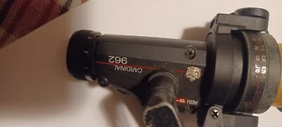 Rodamiento de bolas vintage Abu Garcia grafito 962 cardinal carrete giratorio pesca Foto 1 de 4