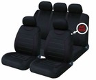 Black Mesh Full Set Front & Rear Car Seat Covers for Volvo C30 All Years