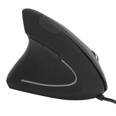 Wired Left Hand Mouse Vertical Ergonomic 800/1200/1600DPI USB Optical For Wi GF0 - Image 1 of 4