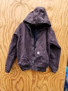Carhartt Herren braun P2p 28" Länge 31" Modell # 104050-dkb normaler Mantel - Bild 1 von 17