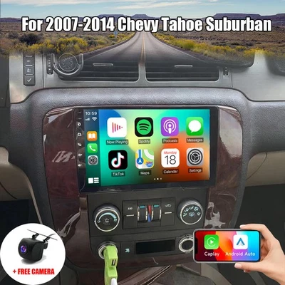 9'' Wireless CarPlay Android auto For 2007-2014 Chevy Tahoe Suburban Car Radio - Image 1 of 4