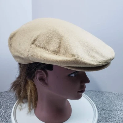 Banana Republic Lana Mezcla Cachemira Newsboy Paperboy Gorra Plana Sombrero M/L Foto 1 de 4