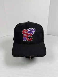 Vintage 90’s Sonoma County Crushers Snapback KC Wool Black Hat Cap - Bild 1 von 8