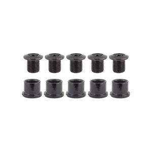 ORIGIN8 Thruster 2x Road Bolt Set Steel M8x8.5mm Bolt (x5) Nut (x5) Black - Picture 1 of 1