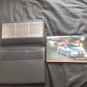 06-11 VAUXHALL CORSA OWNERS HANDBOOK MANUAL PACK AND WALLET 2010 Ref15793 - Picture 1 of 7