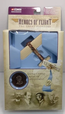 Corgi CS90121 Heroes of Flight Orville and Wilbur Wright W/Antique Finish Medal - Image 1 of 3