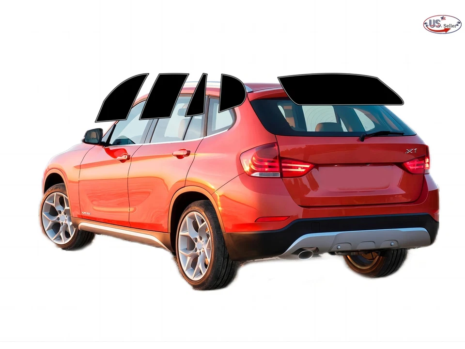 Kit de película de tinte de ventana de 2 capas precortada personalizada computarizada para BMW X1 2010-2015 Foto 1 de 4