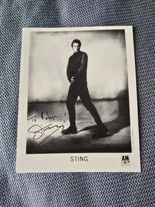 STING ~ ORIGINAL SIGNED / HANDSIGNIERT 8x10 FOTO Mint THE POLICE signed HJ - Bild 1 von 2