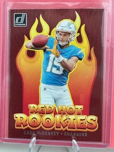 2024 Donruss #RHR-LMY Ladd McConkey Red Hot Rookies - Picture 1 of 2