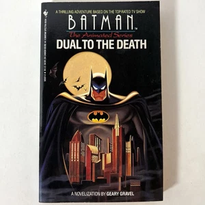 Batman Animated Dual To The Death Geary Gravel 1996 Bantam 1st Paperback DC Book - Picture 1 of 5