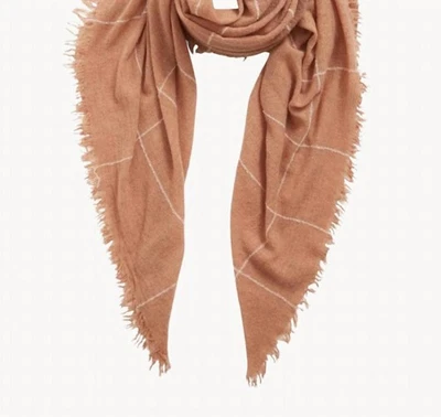 Chan Luu Women's Windowpane Cashmere Scarf Size One Size - Image 1 of 3