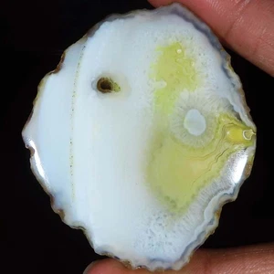 Onyx Druzy Agate Slice Cabochon Beautiful Gemstone 158.50 Cts 51x62x6 mm LP706 - Picture 1 of 6