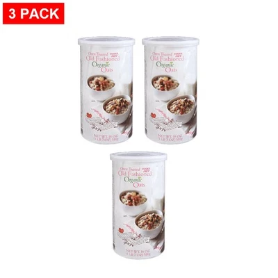 Trader Joe’s Oven Toasted Old Fashioned Organic Oats 18 Oz - Pack of 3 - Image 1 of 3