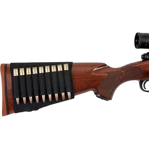 Cartouchière de Crosse carabine Chasse Tir 9 balles - Imagen 1 de 3