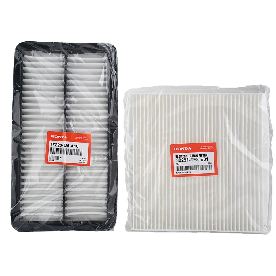 2 Pcs Genuine Honda Air & Cabin Filter (5J6/TF3) Kit for 2018-2023 Odyssey - Image 1 of 4
