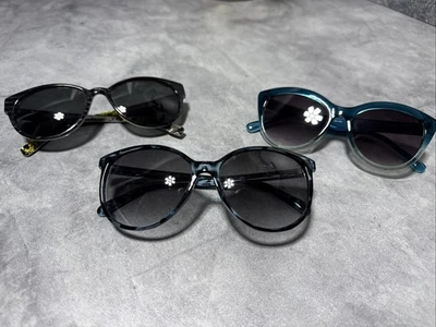 Vera Bradley Mujer Gafas de Sol Lote De 3 Azul Medallón Barroco Flores Silvestres” Foto 1 de 4