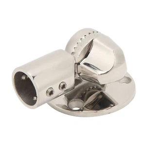 Support d'antenne en acier inoxydable à cliquet 180 degrés pour bateau, yacht, b - Photo 1/12