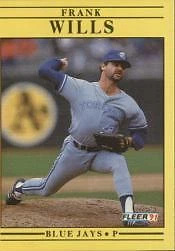 1991 Fleer #191 Frank Wills - NM - Image 1 of 2