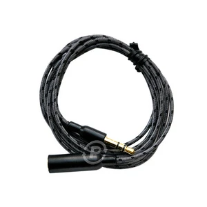 Cable de extensión estéreo TRS de 3,5 mm para auriculares JBL Reference 220 cable trenzado de tela - Imagen 1 de 3