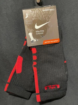 NIKE ELITE Basketball Crew Socks SX4696-062  - LBJ Lebron James BIN 1 - Image 1 of 2