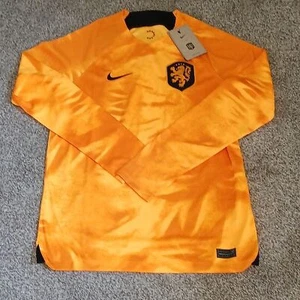 Nike Dri Fit Netherlands Unisex Authentic Home Soccer Jersey Kids Size XL (NWT) - Picture 1 of 9