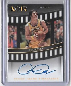 Pat Riley 2022-23 Panini Noir FREEZE FRAME GOLD On Card Auto SP Autograph /10 - Picture 1 of 3