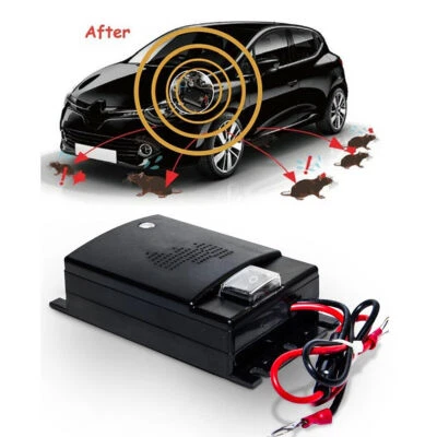 Motor de caminhão carro 12V ultrassônico rato praga rato roedor repelente dissuasor - Imagem 1 de 4