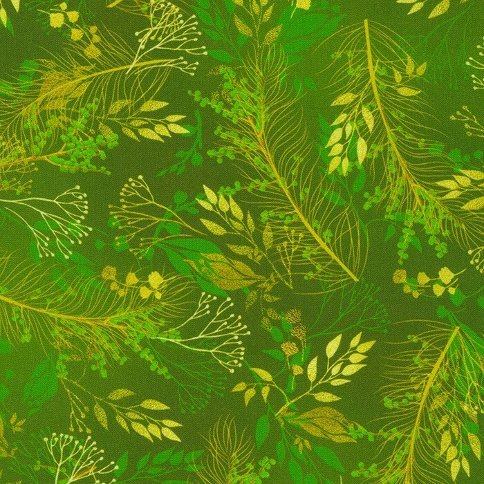 Festive Beauty Hunter by Lara Skinner for Robert Kaufman - 1/2 Yard - Image 1 of 1