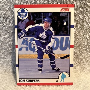 1990-91 Score - Toronto Maple Leafs #142 TOM KURVERS