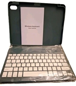 Amazon Green Bluetooth Wireless Keyboard/Case (Missing USB Cable) - Picture 1 of 4