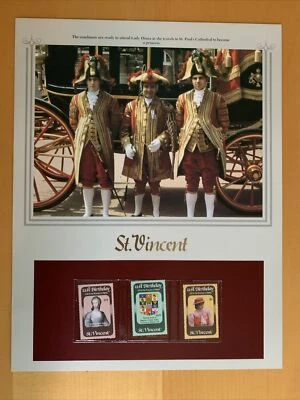 Panel Filatélico Boda Real, Carlos y Diana, 1981, Panel San Vicente Foto 1 de 4