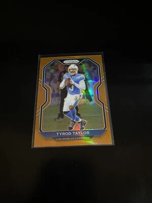Tyrod Taylor 2020 Panini Prizm Orange Prizm /249 football card Chargers 145 PWE - Image 1 of 2