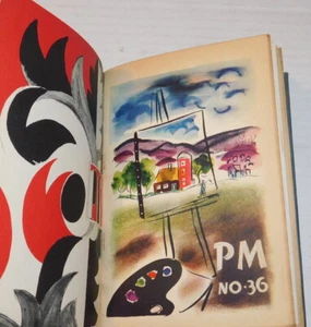 1936 - 12 ISSUES: PM Art & Book Design Journal w/ ILLUS. WRAPS Bound in 1 vol. - Picture 1 of 12
