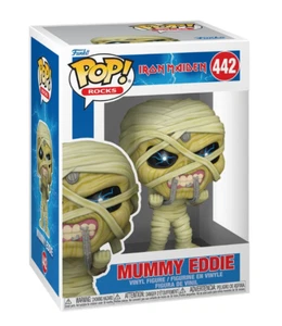 Figura Funko Pop Rocks - Iron Maiden Mummy Eddie #442 con protector - Imagen 1 de 3