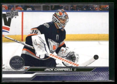Jack Campbell 2023-24 Upper Deck Hockey Series 1 #72 Edmonton Oilers - Image 1 of 2