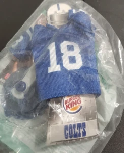2007 NFL MINI Indianapolis Colts JERSEY PLAYER #18 from BURGER KING ~ Vintage - Picture 1 of 1