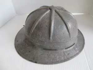 Vintage 1940s Davis Co. Plastiglas Pith Helmet Hard Hat Industrial BSMT - Picture 1 of 14