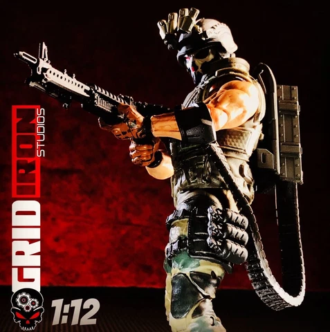 1:12 M60 Assault Rig For G.I. Joe Classified 6” Marvel  Action Figures 136 Cover