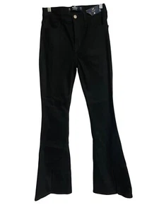 Jeans Hollister tiro alto negros acampanados W26 L31 JR 3 Hollister suaves elásticos para mujer - Imagen 1 de 7