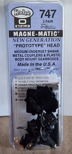 Cabezal prototipo Kadee 747 acoplador de metal medio inferior tipo E 2 pares escala O - Imagen 1 de 3