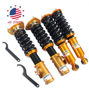 4×Shocks Coilovers Struts For 1989-1994 Nissan S13 200SX 240SX 89-1998 180SX Adj - Picture 1 of 6