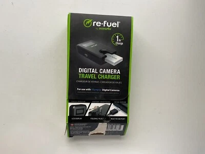 Digipower - RF-TC-55O Travel Charger for most Olympus Camera Batteries - Black - Image 1 of 4