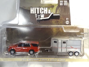 Remolque Greenlight - rojo cereza - 2021 Chevy Tahoe & Horse - Imagen 1 de 1