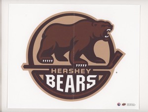 2017-18 Upper Deck AHL Team Logo Mini Posters Hershey Bears