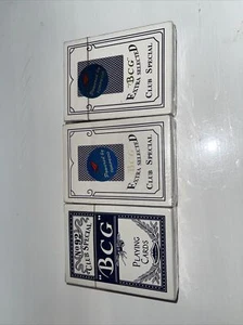 1 opened and 2 Decks BCG Club Special Poker Playing Cards Sealed (277) - Picture 1 of 2