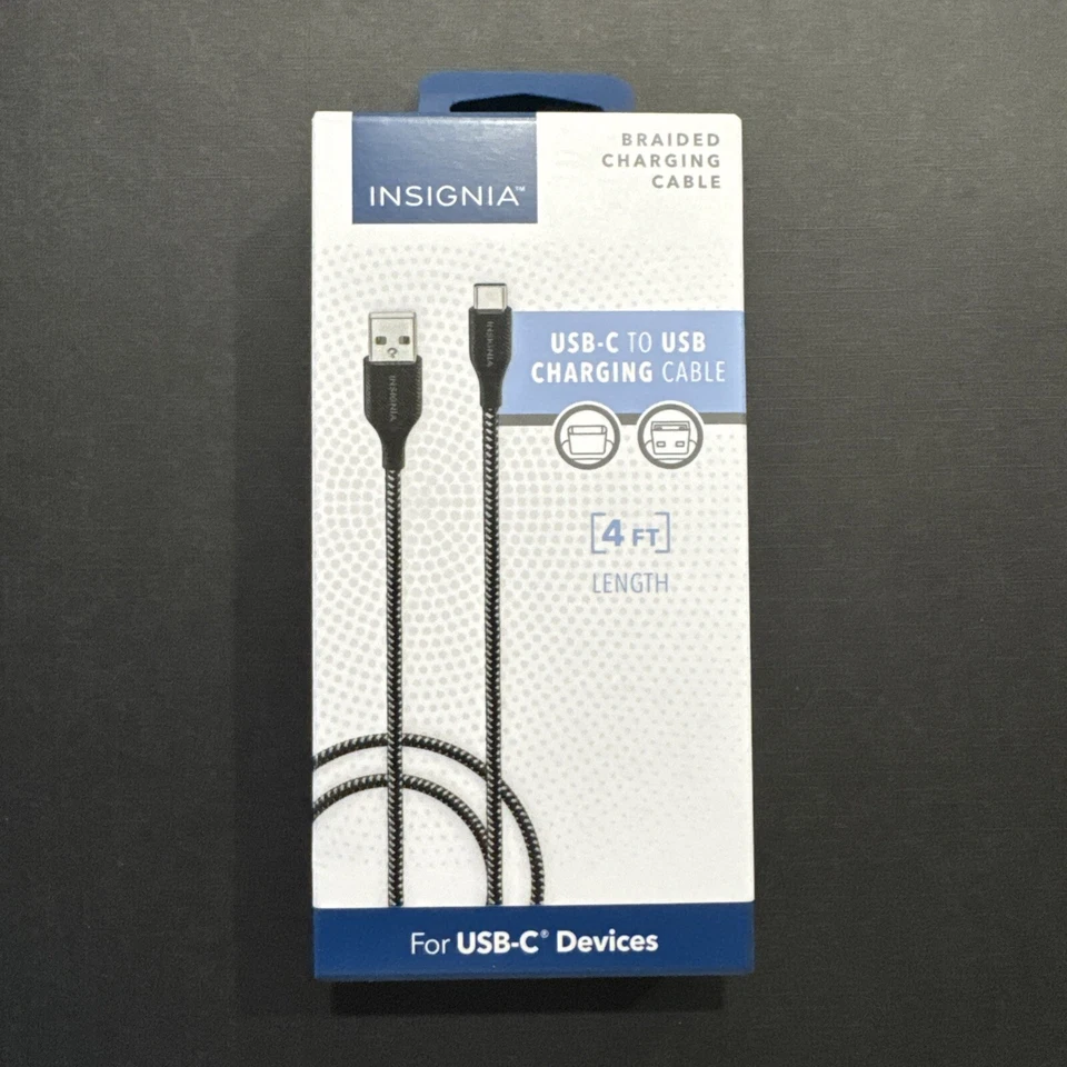 Insignia 4' Usb-C To Usb-A Charge-And-Sync Cable - Image 1 of 1