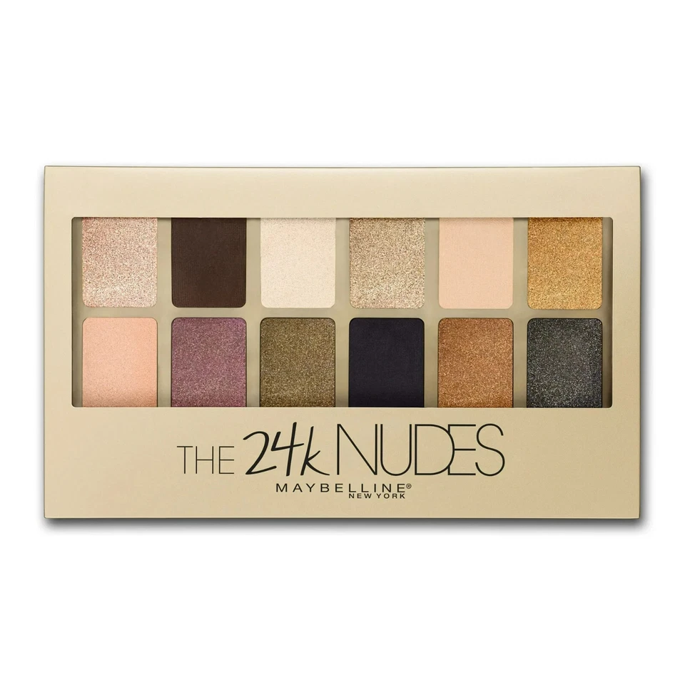 Maybelline The 24K Nudes Eyeshadow Palette 12 Color - Image 1 of 2