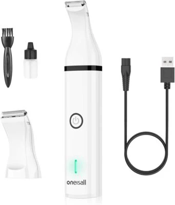 Oneisall Hundeschermaschine Kleine Fläche Schermaschine Hunde Katzen Pfoten