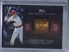 2012 Topps Retired Rings /736 Carlton Fisk #RR-CF HOF